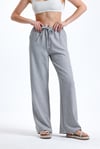 Kadın İkili Keten Gömlek Pantolon Alt Üst Takım-İkili Takım-Tf The Fancy For You-8736-
