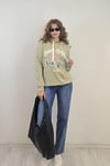 Kadın Kapüşonlu Baskı Detaylı Uzun Kol Oversize Mint Sweatshirt-Sweatshirt-Tf The Fancy For You-9065-2-Kadın Kapüşonlu Baskı Detaylı Uzun Kol Oversize Mint Sweatshirt