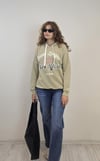 Kadın Kapüşonlu Baskı Detaylı Uzun Kol Oversize Mint Sweatshirt-Sweatshirt-Tf The Fancy For You-9065-2-Kadın Kapüşonlu Baskı Detaylı Uzun Kol Oversize Mint Sweatshirt