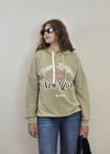 Kadın Kapüşonlu Baskı Detaylı Uzun Kol Oversize Mint Sweatshirt-Sweatshirt-Tf The Fancy For You-9065-2-Kadın Kapüşonlu Baskı Detaylı Uzun Kol Oversize Mint Sweatshirt