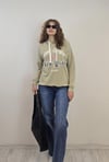 Kadın Kapüşonlu Baskı Detaylı Uzun Kol Oversize Mint Sweatshirt-Sweatshirt-Tf The Fancy For You-9065-2-Kadın Kapüşonlu Baskı Detaylı Uzun Kol Oversize Mint Sweatshirt