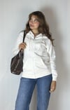 Kadın Kapüşonlu Fermuarlı Cep Detaylı Oversize Ekru Hırka Sweatshirt-Sweatshirt-Tf The Fancy For You-7747-3-Kadın Kapüşonlu Fermuarlı Cep Detaylı Oversize Ekru Hırka Sweatshirt