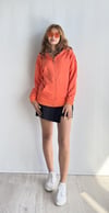 Kadın Kapüşonlu Fermuarlı Cep Detaylı Oversize Oranj Hırka Sweatshirt-Sweatshirt-Tf The Fancy For You-7747-2-Kadın Kapüşonlu Fermuarlı Cep Detaylı Oversize Oranj Hırka Sweatshirt
