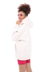 Kadın Kapüşonlu Kanguru Cepli Nakış Baskı Detaylı Uzun Kol Oversize Kutup Beyaz Sweatshirt-Sweatshirt-Tf The Fancy For You-9022-2-Kadın Kapüşonlu Kanguru Cepli Nakış Baskı Detaylı Uzun Kol Oversize Kutup Beyaz Sweatshirt