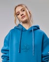 Kadın Kapüşonlu Nakış Baskı Detaylı Kanguru Cepli Uzun Kol Oversize Sweatshirt -SWEATSHİRT-Tf The Fancy For You-9793- Kadın Nakışlı Oversize Kapüşonlu Sweatshirt 