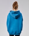 Kadın Kapüşonlu Nakış Baskı Detaylı Kanguru Cepli Uzun Kol Oversize Sweatshirt -SWEATSHİRT-Tf The Fancy For You-9793- Kadın Nakışlı Oversize Kapüşonlu Sweatshirt 