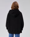 Kadın Kapüşonlu Nakış Baskı Detaylı Kanguru Cepli Uzun Kol Oversize Sweatshirt -SWEATSHİRT-Tf The Fancy For You-9793- Kadın Nakışlı Oversize Kapüşonlu Sweatshirt 
