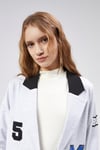 Kadın Nakışlı Örme Kumaş Gri Ceket-Ceket-Tf The Fancy For You-8540-3-Kadın Nakışlı Örme Kumaş Gri Ceket