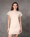 Kadın Sırt Dekolteli Kısa Kollu Mini Elbise - Siyah-SEZON SONU-Tf The Fancy For You-6349- Kadın Sırt Dekolteli Basic Yarasa Kol Mini Elbise 
