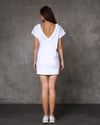 Kadın Sırt Dekolteli Kısa Kollu Mini Elbise - Siyah-SEZON SONU-Tf The Fancy For You-6349- Kadın Sırt Dekolteli Basic Yarasa Kol Mini Elbise 