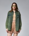 Kadın Uzun Kollu Oversize Gabardin Gömlek -YENİ GELENLER-Tf The Fancy For You-9977-