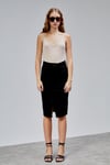 Kadın V Yaka Askılı Basic Tişört -T-shirt-Tf The Fancy For You-006-Kadın V Yaka Askılı Basic Tişört 