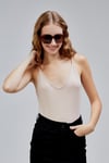 Kadın V Yaka Askılı Basic Tişört -T-shirt-Tf The Fancy For You-006-Kadın V Yaka Askılı Basic Tişört 