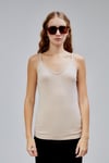 Kadın V Yaka Askılı Basic Tişört -T-shirt-Tf The Fancy For You-006-Kadın V Yaka Askılı Basic Tişört 