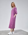 Kadın V Yaka Truvakar Kol Oversize Lila Elbise -Elbise-Tf The Fancy For You-1039-1-Kadın V Yaka Truvakar Kol Oversize Lila Elbise 