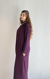 Kadın Yarım Balıkçı Yaka Uzun Kol Oversize Midi Boy Mürdüm Elbise -Elbise-Tf The Fancy For You-8295-3-Kadın Yarım Balıkçı Yaka Uzun Kol Oversize Midi Boy Mürdüm Elbise 
