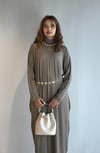 Kadın Yarım Balıkçı Yaka Uzun Kol Oversize Midi Boy Vizon Elbise -Elbise-Tf The Fancy For You-8295-4-Kadın Yarım Balıkçı Yaka Uzun Kol Oversize Midi Boy Vizon Elbise 
