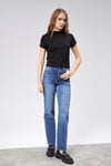 Kadın Yarım Balıkçı Yaka Viscon Kumaş Kısa Kollu Siyah Crop Bluz -T-shirt-Tf The Fancy For You-1070-2-Kadın Yarım Balıkçı Yaka Viscon Kumaş Kısa Kollu Siyah Crop Bluz 