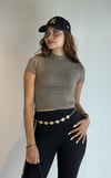 Kadın Yarım Balıkçı Yaka Viscon Kumaş Kısa Kollu Vizon Crop Bluz -T-shirt-Tf The Fancy For You-1070-3-Kadın Yarım Balıkçı Yaka Viscon Kumaş Kısa Kollu Vizon Crop Bluz 