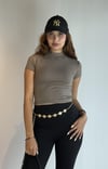 Kadın Yarım Balıkçı Yaka Viscon Kumaş Kısa Kollu Vizon Crop Bluz -T-shirt-Tf The Fancy For You-1070-3-Kadın Yarım Balıkçı Yaka Viscon Kumaş Kısa Kollu Vizon Crop Bluz 