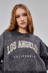 Kadın Yıkamalı Bisiklet Yaka Düğme Detaylı Uzun Kollu Siyah Sweatshirt Elbise -Elbise-Tf The Fancy For You-9907-2-Kadın Yıkamalı Bisiklet Yaka Düğme Detaylı Uzun Kollu Siyah Sweatshirt Elbise 