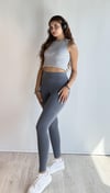 Kadın Yüksek Bel Kalın Kemer Slim Fit Füme Tayt-Tayt-Tf The Fancy For You-9124-2-Kadın Yüksek Bel Kalın Kemer Slim Fit Füme Tayt