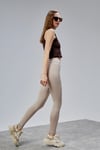 Kadın Yüksek Bel Kalın Kemer Slim Fit Bej Tayt-Tayt-Tf The Fancy For You-9124-4-Kadın Yüksek Bel Kalın Kemer Slim Fit Bej Tayt
