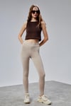 Kadın Yüksek Bel Kalın Kemer Slim Fit Tayt -TAYT-Tf The Fancy For You-9124-Kadın Yüksek Bel Toparlayıcı Spor Tayt