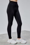 Kadın Yüksek Bel Kalın Kemer Slim Fit Siyah Tayt-Tayt-Tf The Fancy For You-9124-3-Kadın Yüksek Bel Kalın Kemer Slim Fit Siyah Tayt