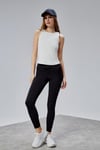 Kadın Yüksek Bel Kalın Kemer Slim Fit Tayt -TAYT-Tf The Fancy For You-9135-Kadın Yüksek Bel Toparlayıcı Spor Tayt