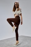 Kadın Yüksek Bel Kalın Kemer Slim Fit Tayt -TAYT-Tf The Fancy For You-9135-Kadın Yüksek Bel Toparlayıcı Spor Tayt