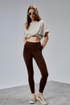 Kadın Yüksek Bel Kalın Kemer Slim Fit Tayt -TAYT-Tf The Fancy For You-9135-Kadın Yüksek Bel Toparlayıcı Spor Tayt