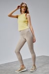 Kadın Yüksek Bel Kalın Kemer Slim Fit Tayt -TAYT-Tf The Fancy For You-9135-Kadın Yüksek Bel Toparlayıcı Spor Tayt