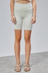 Kadın Yüksek Bel Toparlayıcı Slim Fit Kısa Şort Tayt -Tayt-Tf The Fancy For You-8590alt-Kadın Yüksek Bel Toparlayıcı Slim Fit Baskı Detaylı Spor Biker Kısa Şort Tayt