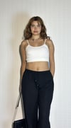 Kadın Yüksel Bel Lastikli Bol Paça Pantolon -Pantolon-Tf The Fancy For You-web10-Kadın Bel Bağcıklı Bol Pantolon