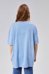Kadın Yuvarlak Yaka Baskı Detaylı Kısa Kollu Oversize Tişört -T-SHİRT-Tf The Fancy For You-9681-Kadın Los Angeles Baskılı Bisiklet Yaka Kısa Kol Tişört 