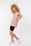 T-Shirt Basic V Yaka Lazer Detaylı
