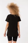 T-Shirt Basic V Yaka Lazer Detaylı
