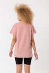 T-Shirt Basic V Yaka Lazer Detaylı