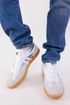 Dijital Baskı Unisex Beyaz-Füme Sneaker Ayakkabı