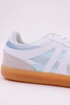 Dijital Baskı Unisex Beyaz-Mavi Sneaker Ayakkabı