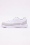 Dijital Baskı Erkek Beyaz-Gri Sneaker Ayakkabı