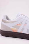Dijital Baskı Kadın Beyaz-Oranj Sneaker Ayakkabı