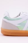 Dijital Baskı Kadın Beyaz-Yeşil Sneaker Ayakkabı
