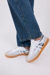 Dijital Baskı Unisex Beyaz-Füme Sneaker Ayakkabı