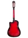Banupo Red Black Klasik Gitar Bundle Seti (Gitar + Kılıf + Akort Aleti + Gitar Standı + Askı)