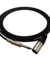 Clam CL-SJXLRE 6,3 mm Mono / XLR Erkek 6 Metre Enstrüman Kablosu