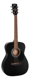Cort AF510E-BKS Elektro Akustik Gitar Siyah Satin