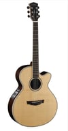 Cort PW-570NAT Elektro Akustik Cutaway Gitar Çantalı Parkwood Serisi Fishman EQ