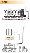 Dr. Parts EBR1CR Elektro Gitar Tremolo Köprü + Kol Seti (8 Vida) (Krom)
